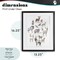 Stupell Industries Simple Africa Animals Framed Print Under Glass, design by Cecilia Battaini